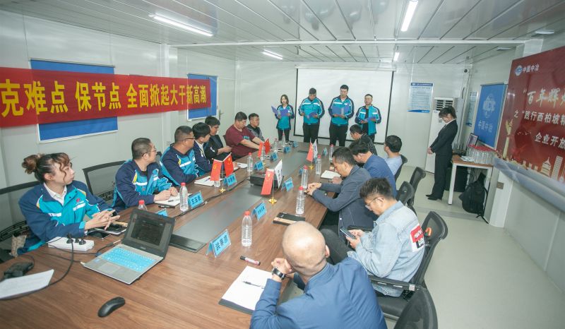 3.學(xué)黨史——項目青年團朗誦詩歌《西柏坡精神頌》